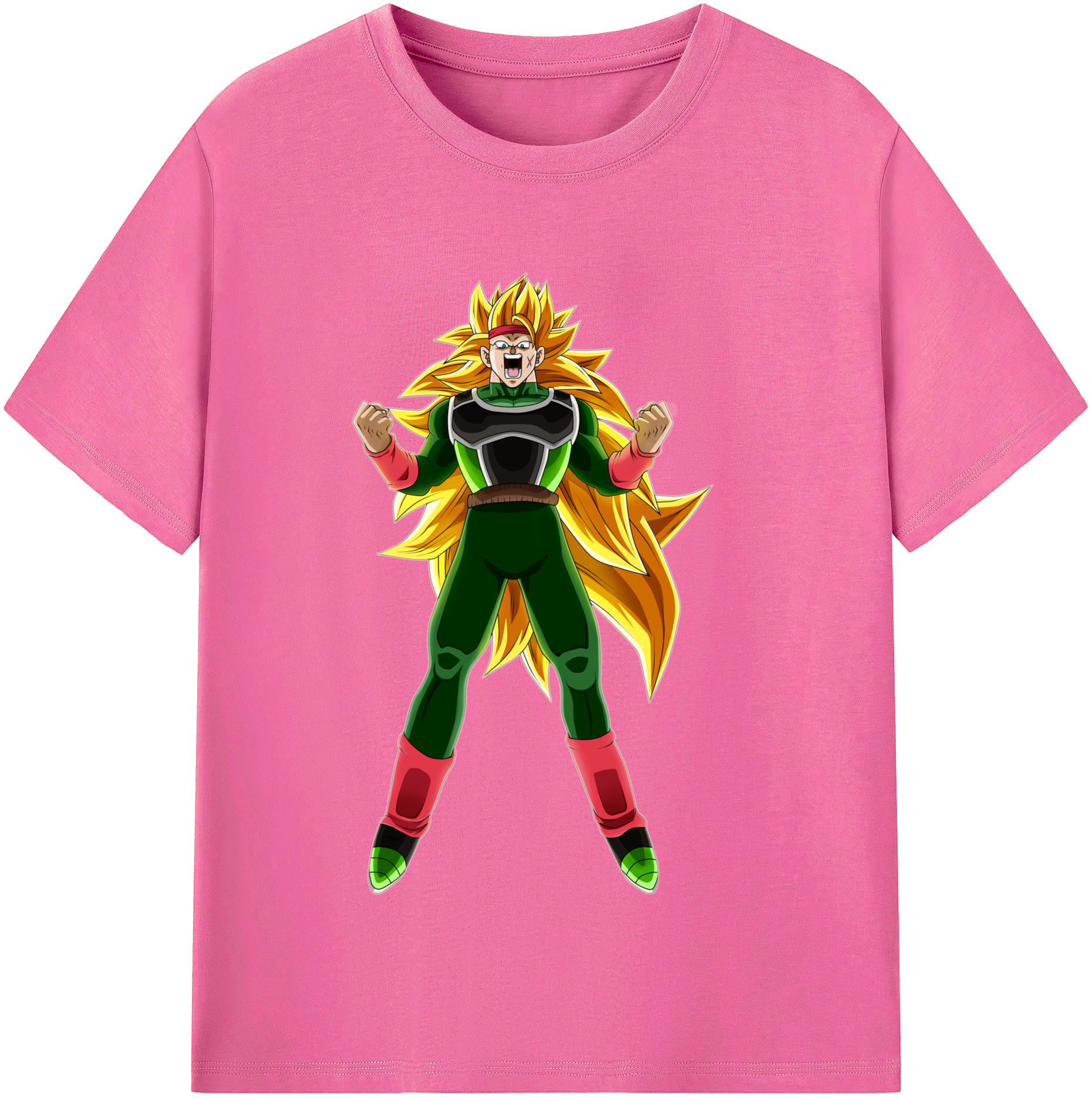 （画像用） ドラゴンボール ブロリー DRAGON BALL Broli レディースカジュアルプリントTシャツ（綿100％）